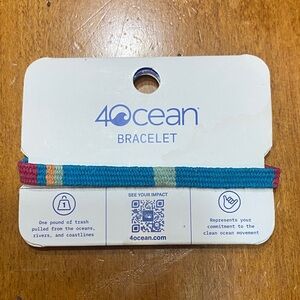 4Ocean Bracelet. Funds a global ocean cleanup. NWT